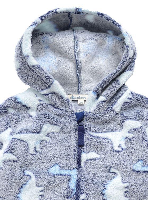 Polerón Peludo Bebé Niño con Gorro-1