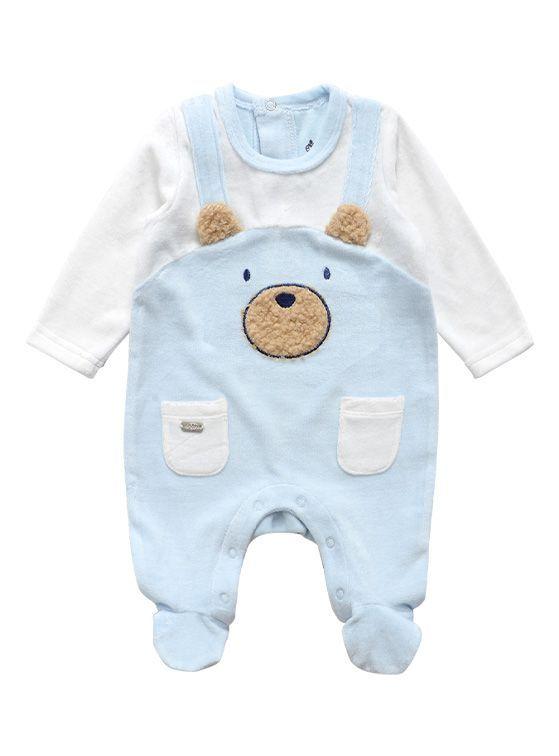 Osito Plush Bebé Niño con Broches-0