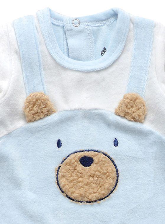 Osito Plush Bebé Niño con Broches-1