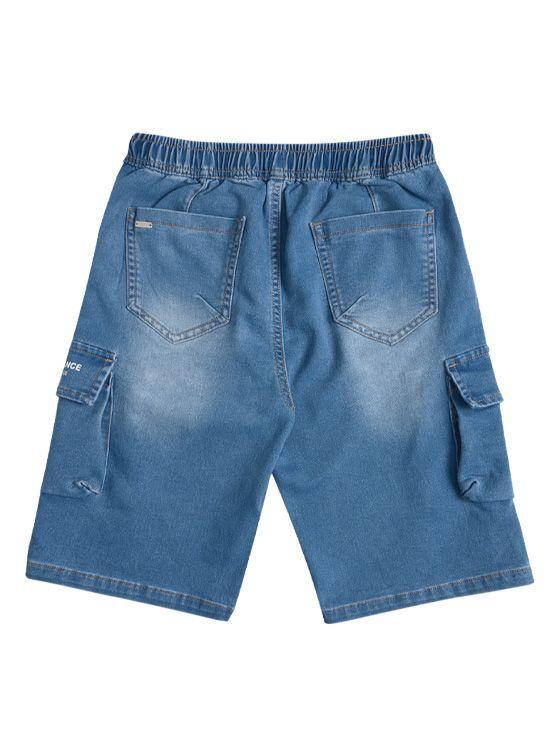 Bermuda Mezclilla Niñon Algodón Spandex-2