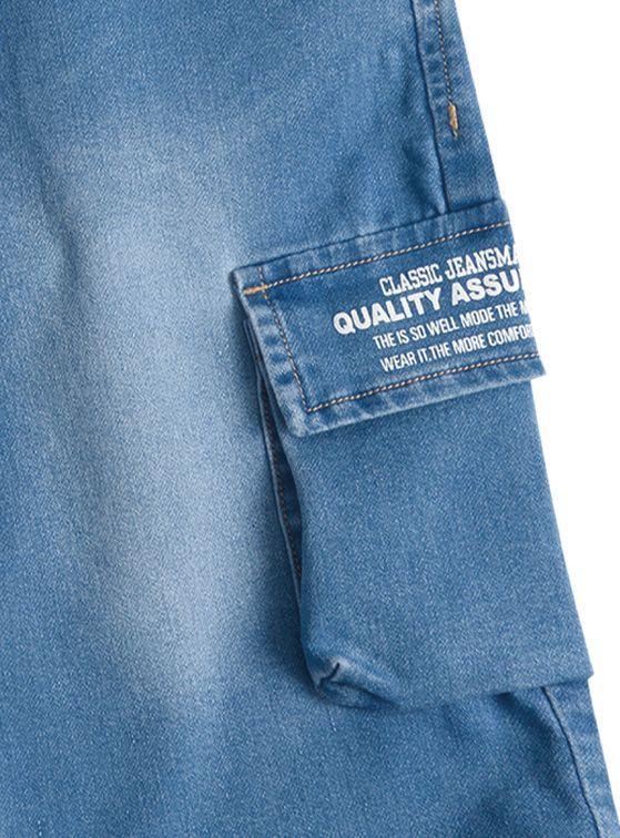 Bermuda Mezclilla Niñon Algodón Spandex-3