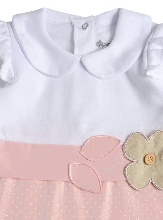 Enterito Bebé Niña Algodón con Aplicación-1