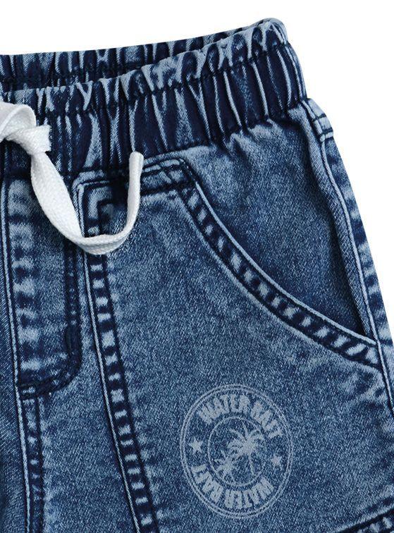 Bermuda Mezclilla Bebé Niño Algodón Spandex-2