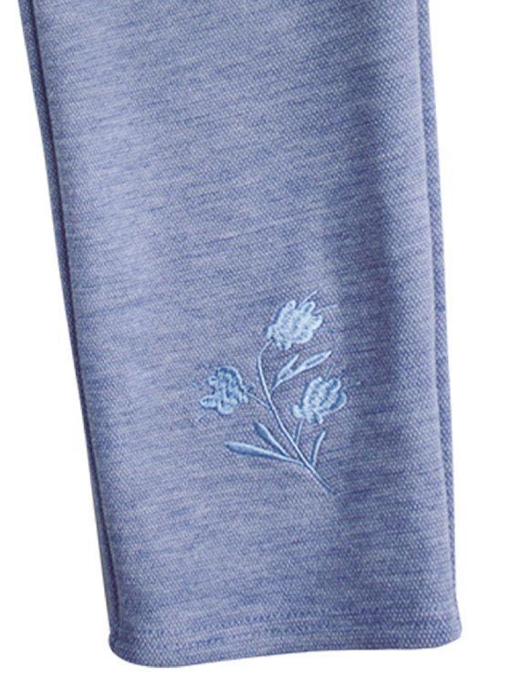 Calza Interior Peludo Niña con Bordado-3