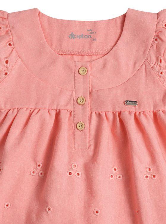 Vestido Tela Bebé Niña Broderie-1