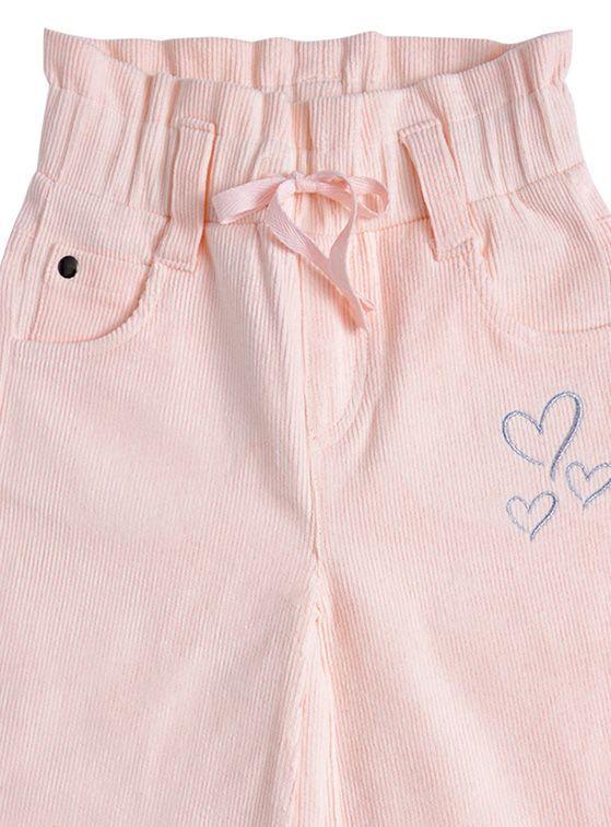Pantalón Ancho Cotelé Bebé Niña-2