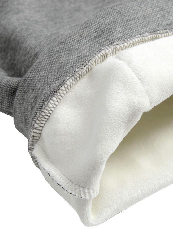 Polerón Franela Interior Peludo Niño con Estampado Relieve-2