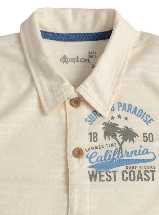 Conjunto Camisa y Bermuda Tela Bebé Niño-2