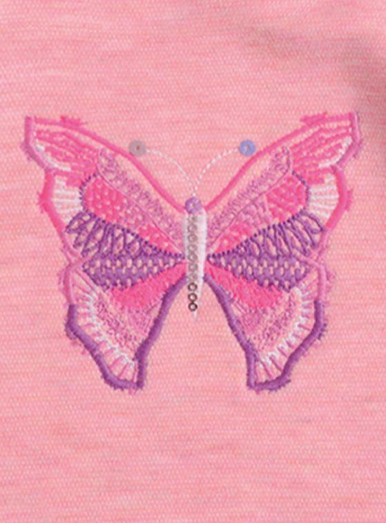 Polerón Franela Interior Peludo Bebé Niña Mariposa-3