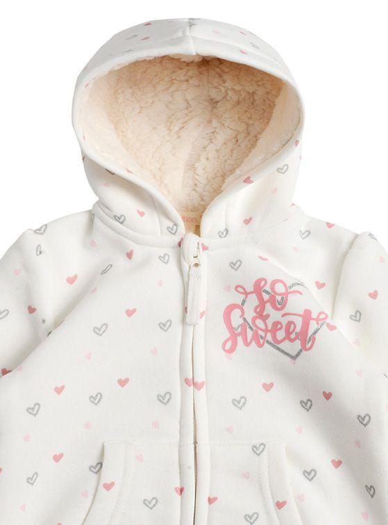 Conjunto Polerón y Pantalón Buzo Franela Bebé Niña-3