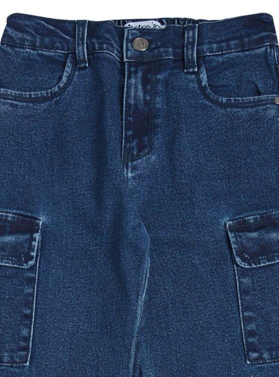 Jeans Ancho Niño con Bolsillos-3