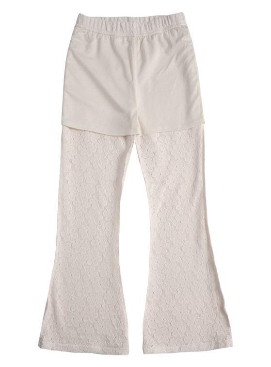 Calza Flare Niña Tejida-3