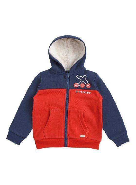 Conjunto Polerón y Pantalón Buzo Franela Bebé Niño Avión-1