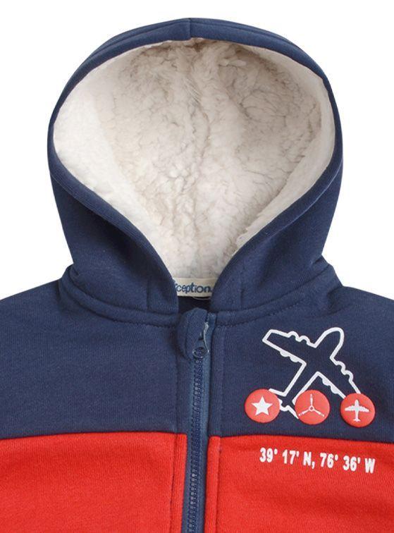 Conjunto Polerón y Pantalón Buzo Franela Bebé Niño Avión-2