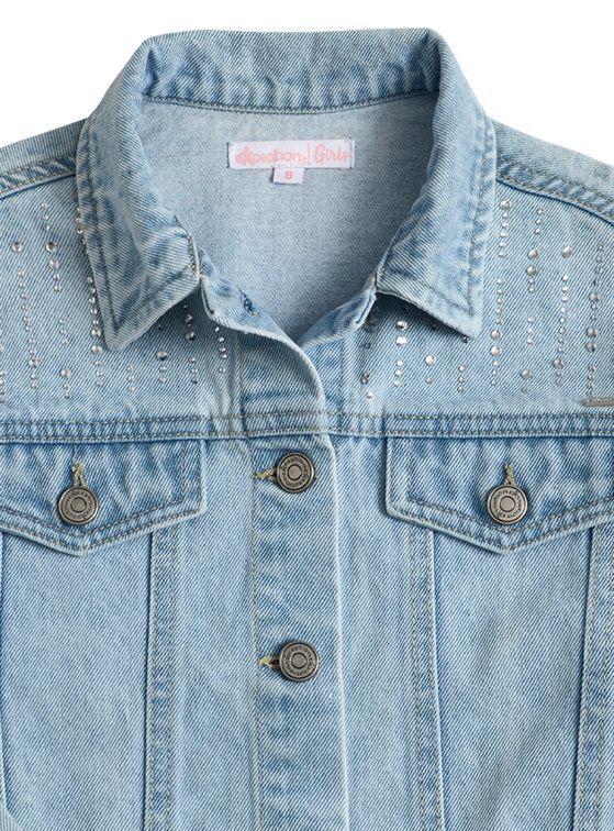 Chaqueta Mezclilla Niña Algodón-2