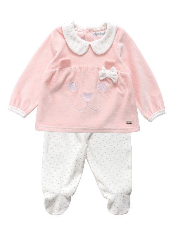 Conjunto Plush Bebé Niña 2 Piezas-0