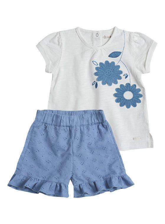 Conjunto Polera y Short Bebé Niña-1