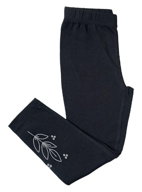 Calza Niña con Estampado Floral-0