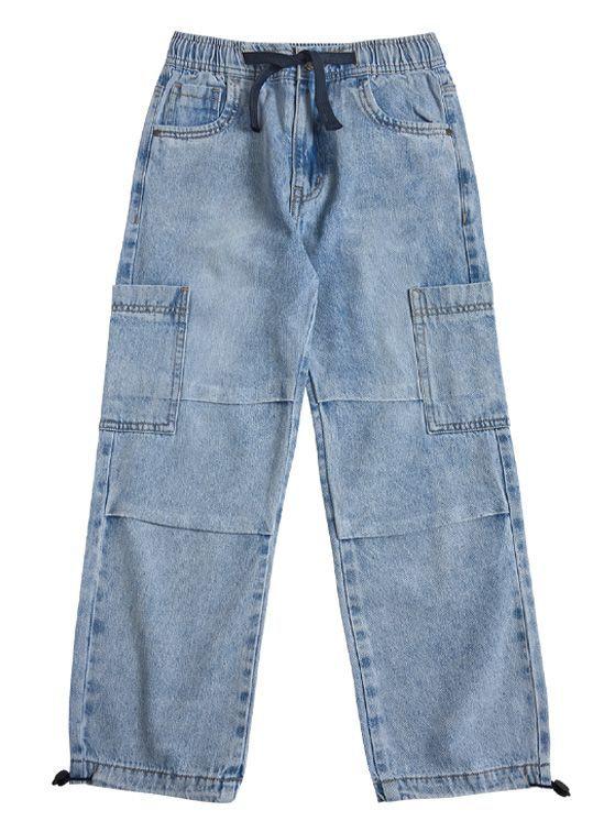 Jeans Niño Calce Baggy-0