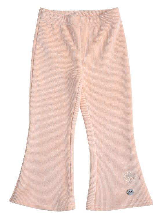 Calza Flare Tipo Cotelé Interior Peluda Bebé Niña-1