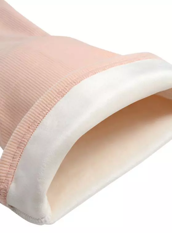 Calza Flare Tipo Cotelé Interior Peluda Bebé Niña-3