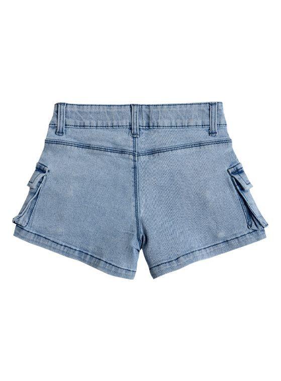 Short Mezclilla Niña Algodón-2