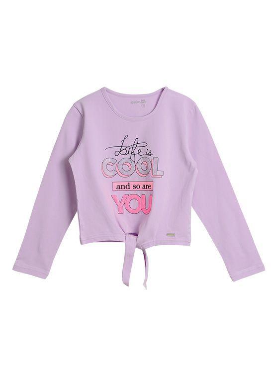Polera Niña con Lentejuelas Life Is Cool-1