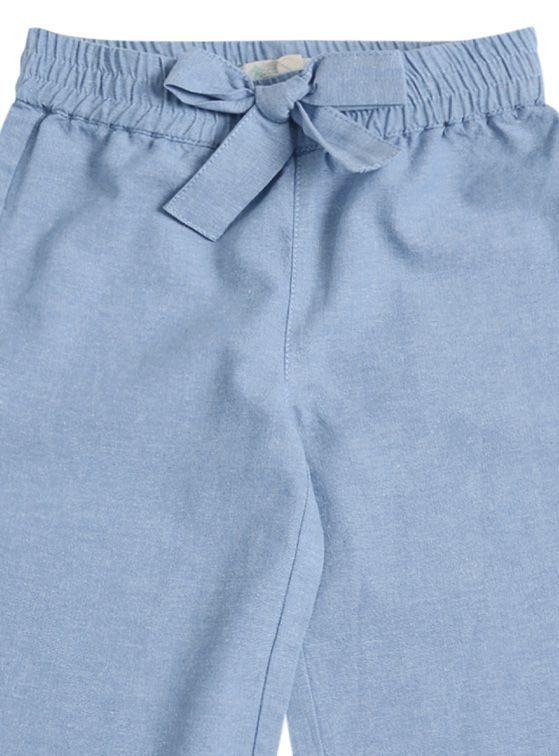 Pantalón Mezclilla Liviana Palazzo Bebé Niña-2