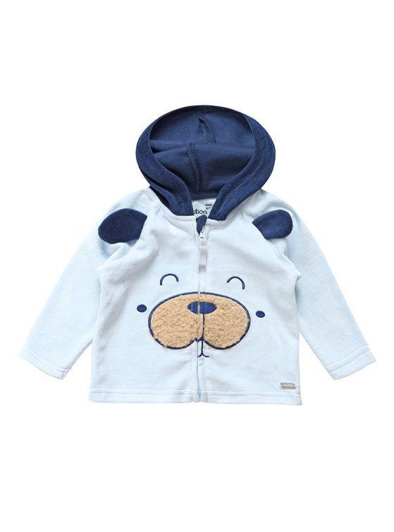 Conjunto Plush Bebé Niño con Gorro-1