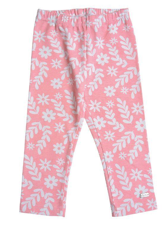 Calza Bebé Niña Algodón Elasticado Estampada-0
