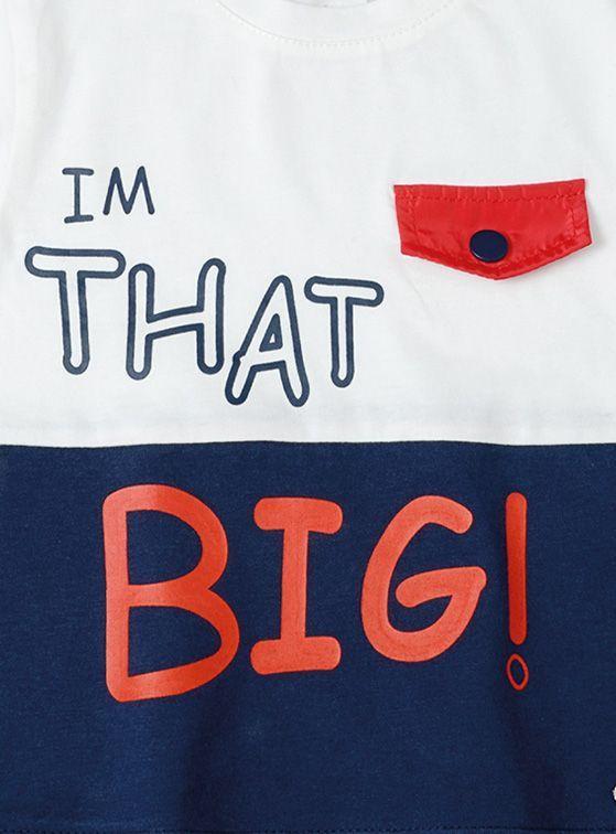 Polera Bebé Niño Manga Corta y Estampado-2