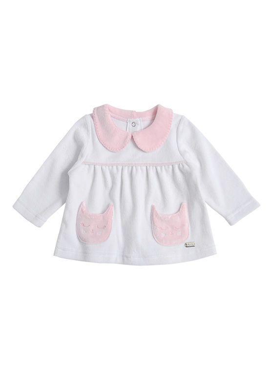 Conjunto Plush Bebé Niña 2 Piezas con Bordado-1