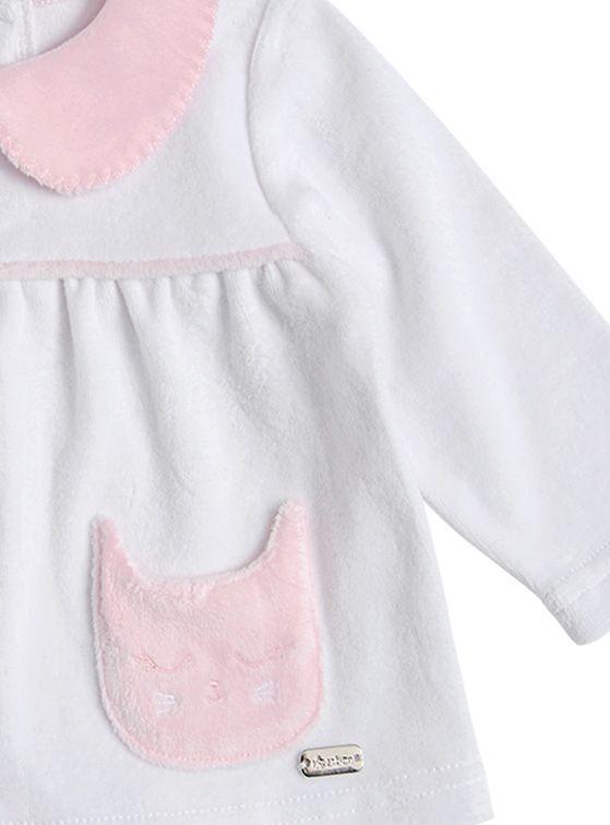 Conjunto Plush Bebé Niña 2 Piezas con Bordado-2