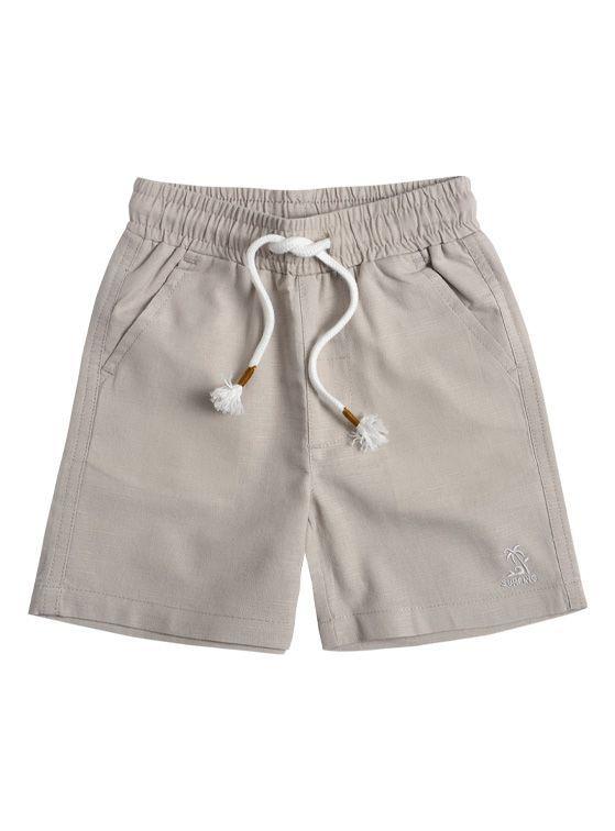 Bermuda Lino Bebé Niño con Bordado-1