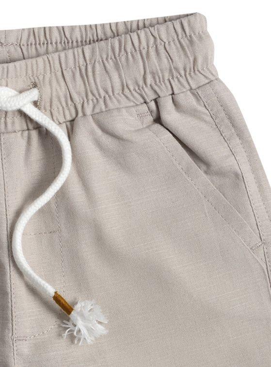 Bermuda Lino Bebé Niño con Bordado-2