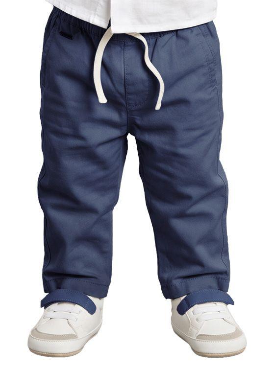 Pantalón Gabardina Bebé Niño Calce Recto-0
