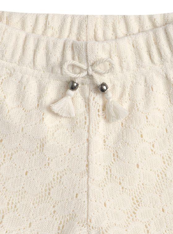 Short Bebé Niña Tejido Flores-1