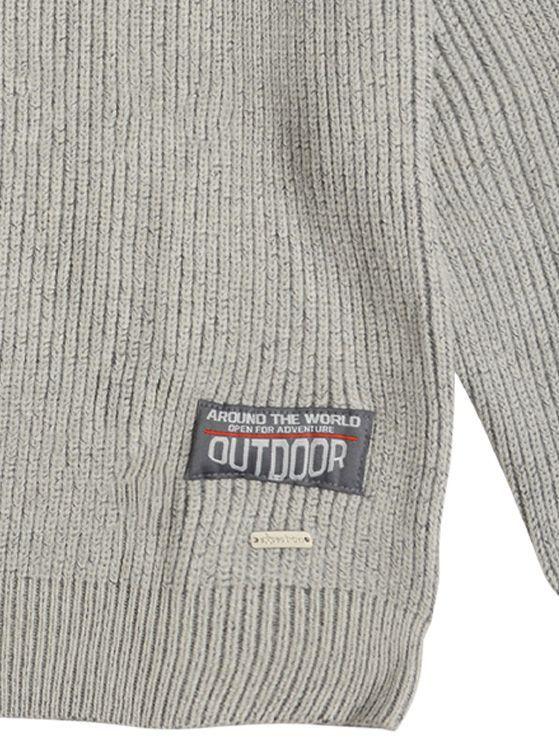 Sweater Niño Tejido con Cuello Redondo-1