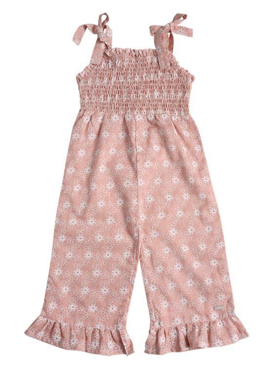 Enterito Largo Tela Bebé Niña Calce Palazzo-1