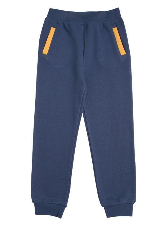 Conjunto Polerón y Pantalón Buzo Franela Niño con Parche-2