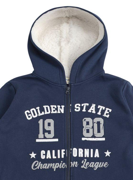 Conjunto Polerón y Pantalón Buzo Franela Niño con Estampado Relieve-2