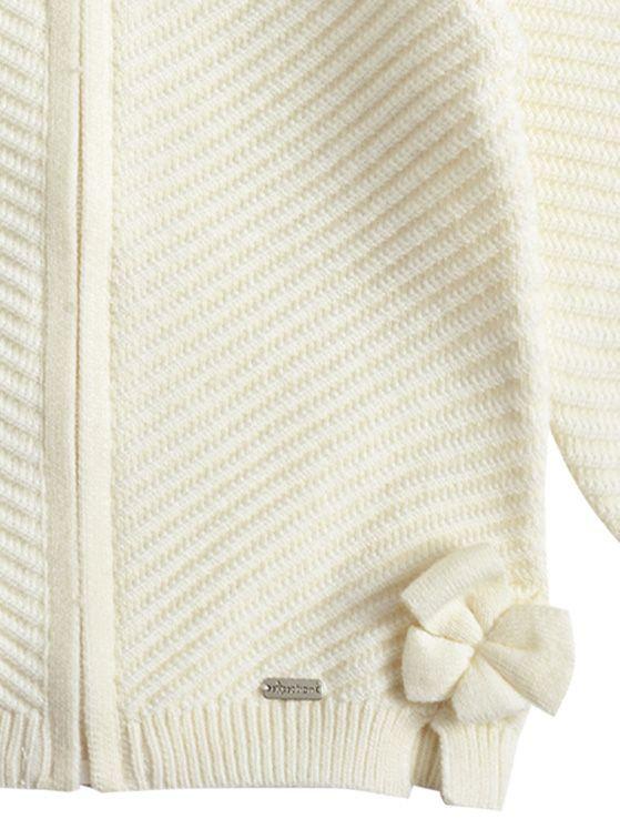 Chaleco Bebé Niña Tejido con Aplicación-2