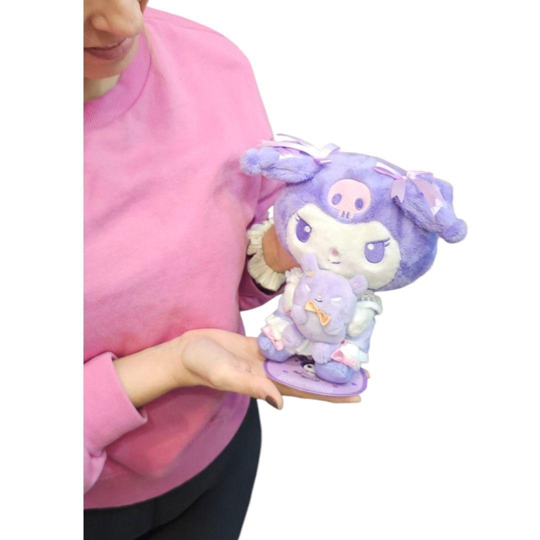 Peluche kuromi 22cm serie dainty doll sanrio original LILA-1