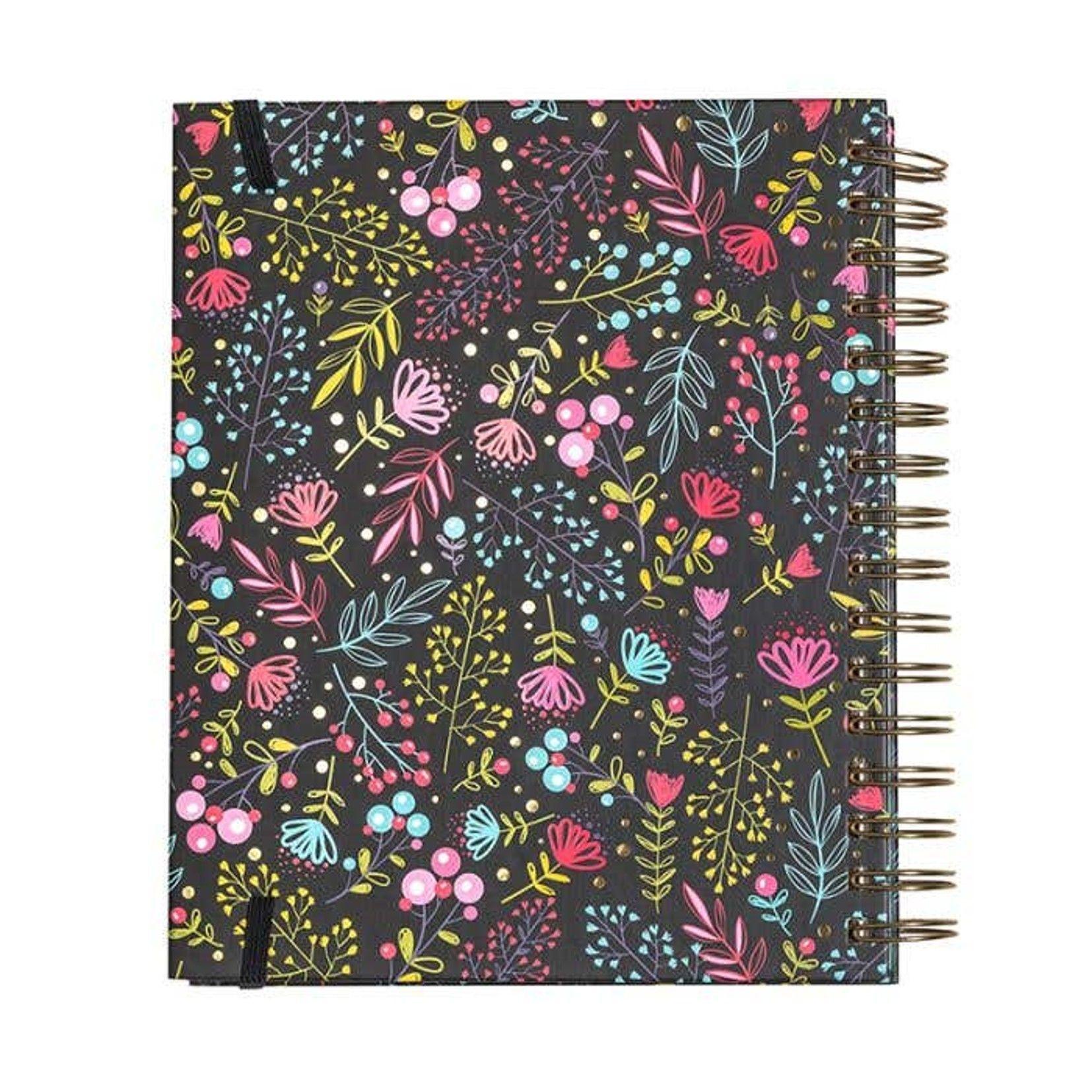 Planner 12 Meses Semana A La Vista Blackflower 17x21cm-4