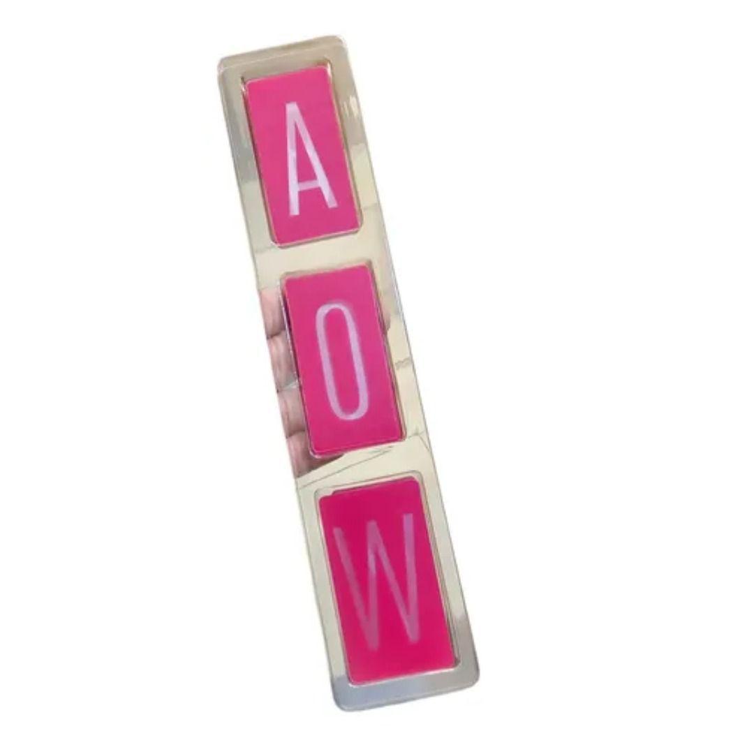 Letras En Acrilico Rosa Heidi Swapp 7.5x3.5cm-2
