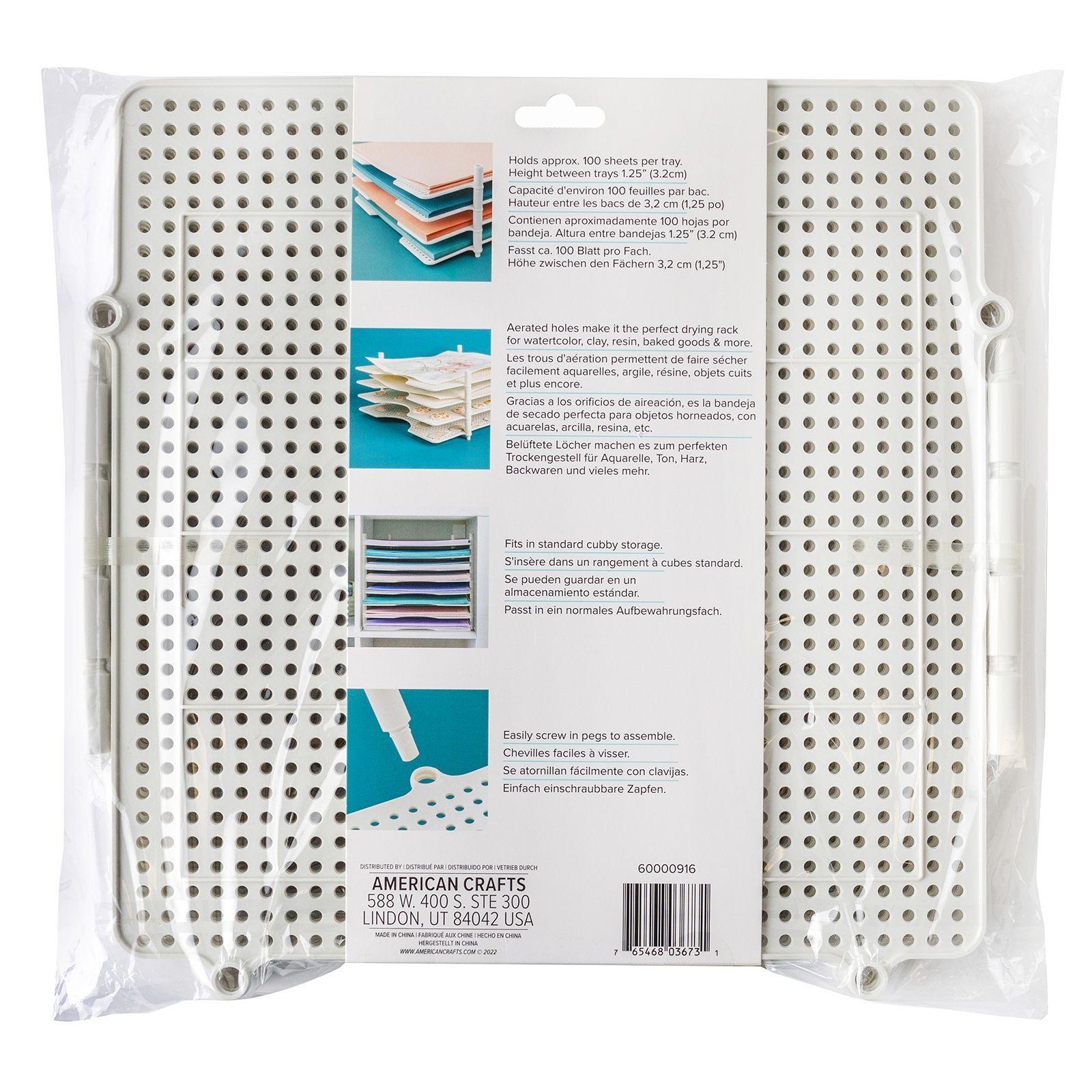 Bandejas de papel multiusos We R Memory Keepers, paquete de 4, color blanco, 30.5X30.5CM-2