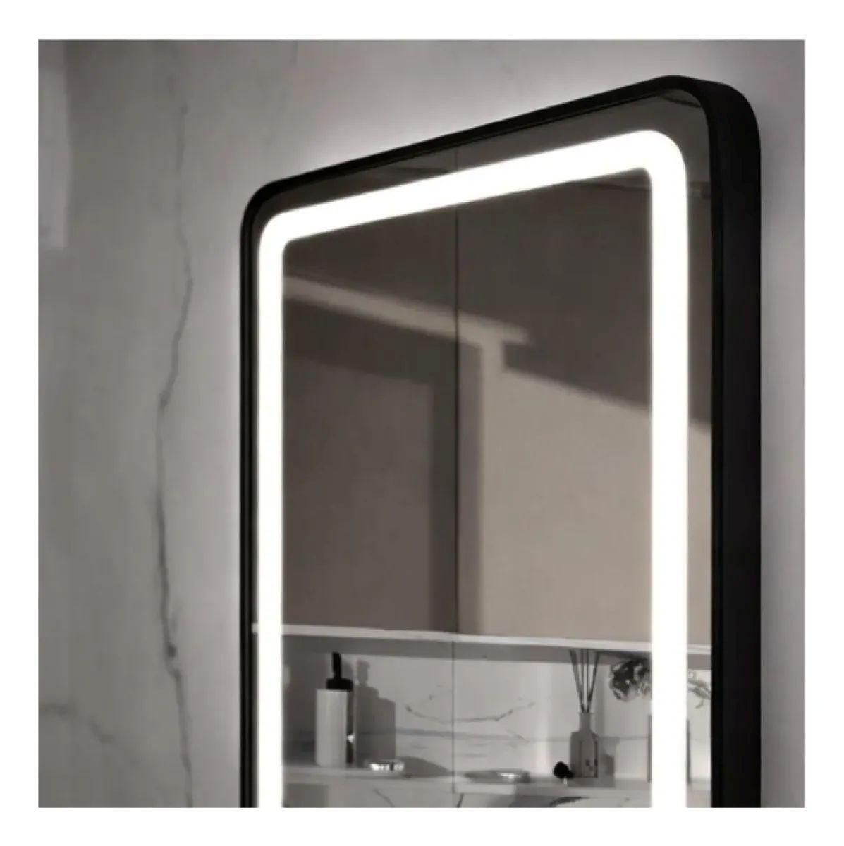 Espejo Rectangular Led Con Touch 50x70 Cm-2