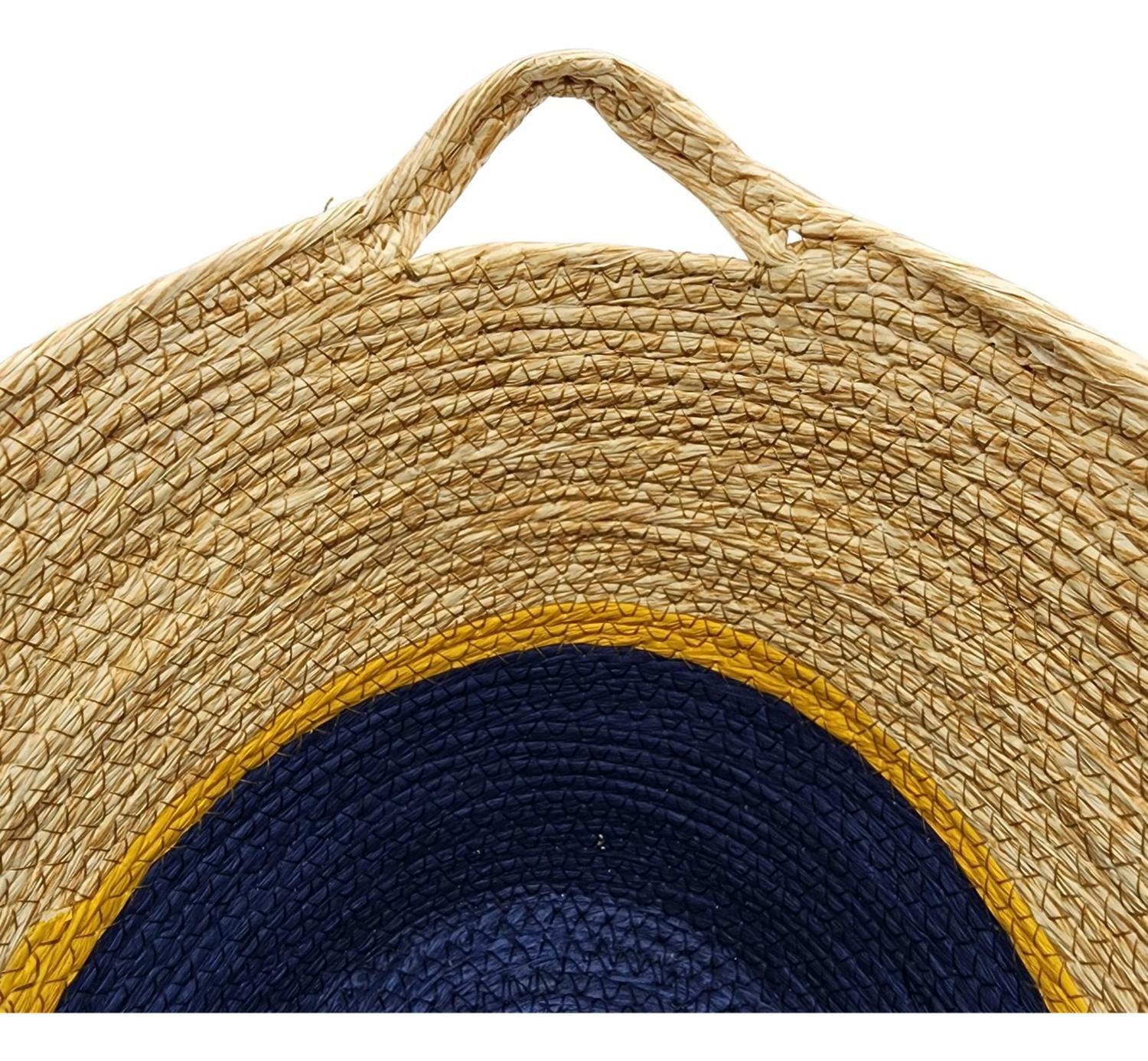 Canasto Decorativo Mimbre Cesta Yute Rustica 3 Colores G-3