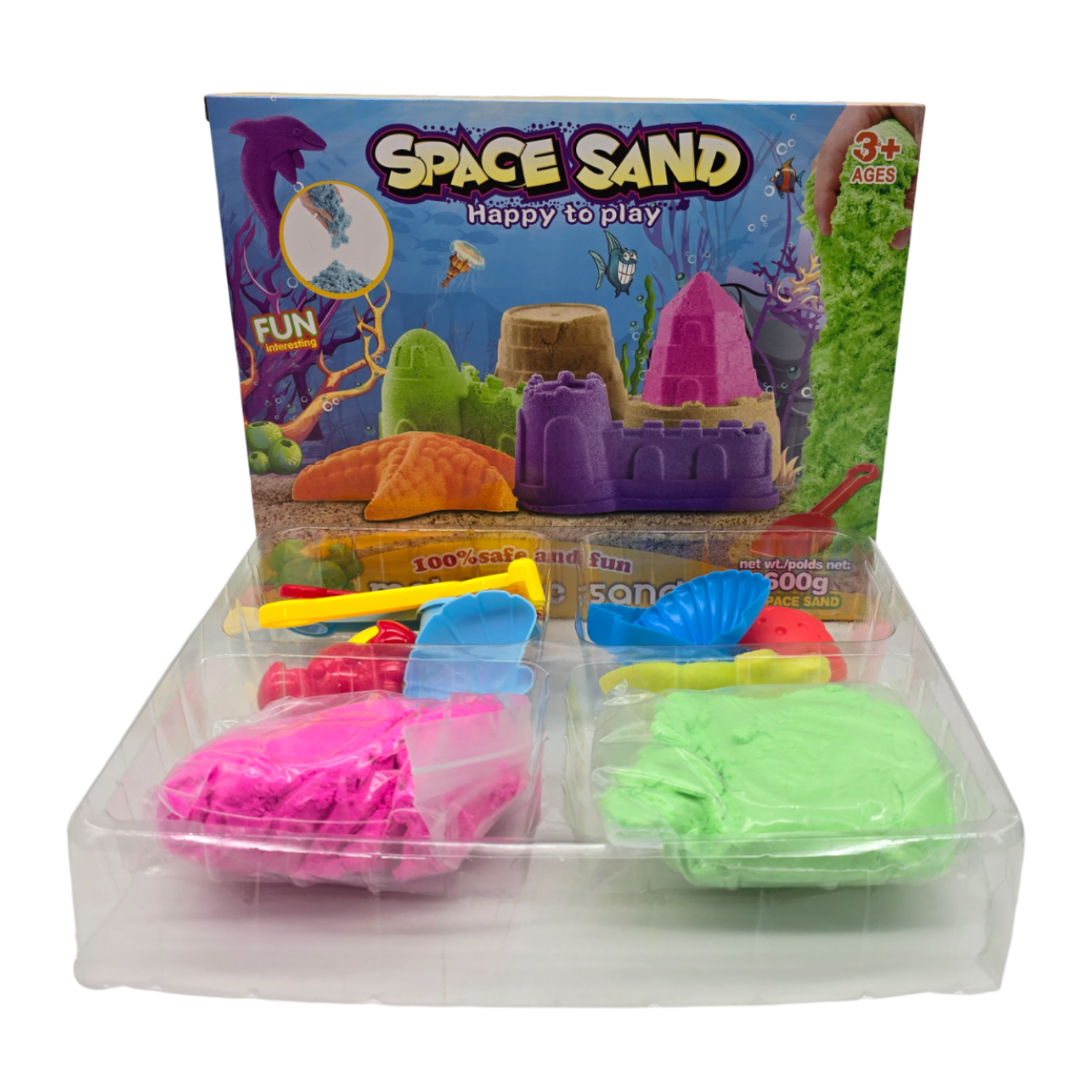Set De Arena Magia Completo Castillo De Arena Magic Sand-1