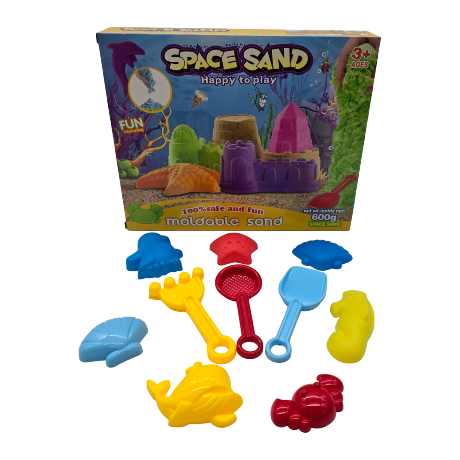Set De Arena Magia Completo Castillo De Arena Magic Sand-3